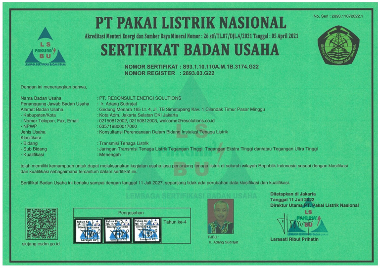 SBU Pengesahan 3 Tahun Trajar